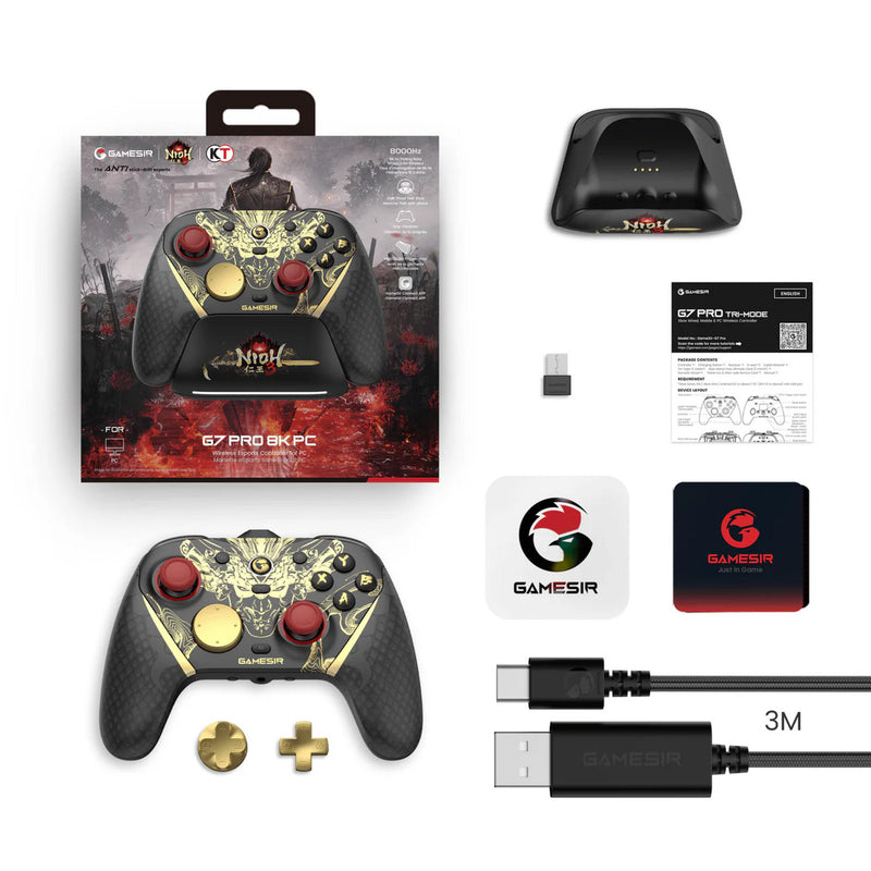 Load image into Gallery viewer, Gamesir g7 pro 8k pc - nioh 3 edition gamepad (zwart goud)
