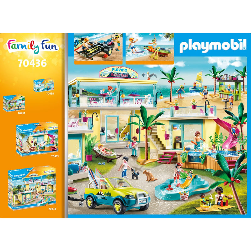 Load image into Gallery viewer, Playmobil family fun - strandwagen met kano's constructiespeelgoed (70436)
