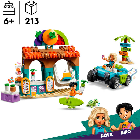 Lego friends - strand smoothiekraam constructiespeelgoed (42625)