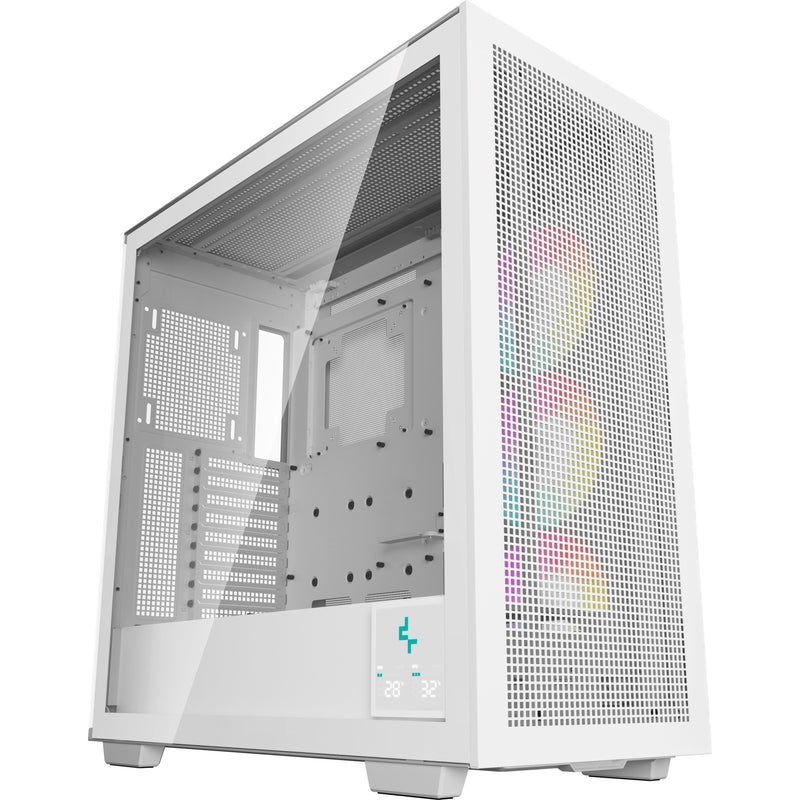 Load image into Gallery viewer, Deepcool morpheus midi tower behuizing (wit | 4x usb-a | 1x usb-c | rgb | tempered glass)
