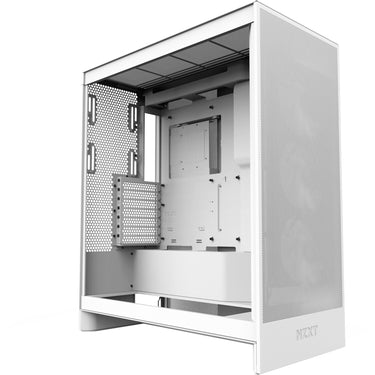 Nzxt h7 flow (2024) midi tower behuizing (wit | 2x usb-a | 1x usb-c | tempered glass)