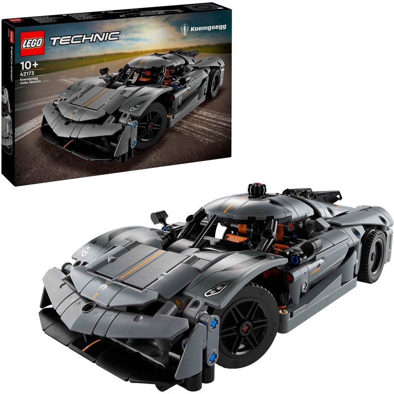 Load image into Gallery viewer, Lego technic 42173 koenigsegg jesko absolut grijze hypercar
