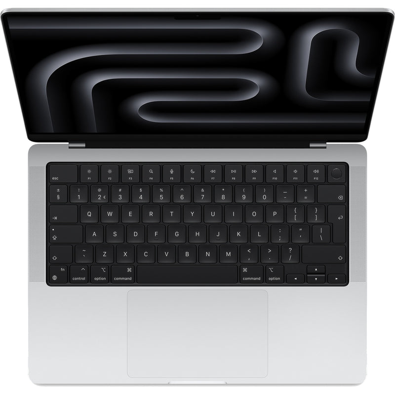 Load image into Gallery viewer, Apple macbook pro 2023 14 (mr7j3n a) refurbished laptop (zilver | m3 8 core | 10‑core gpu | 8gb ram | 512 gb ssd)
