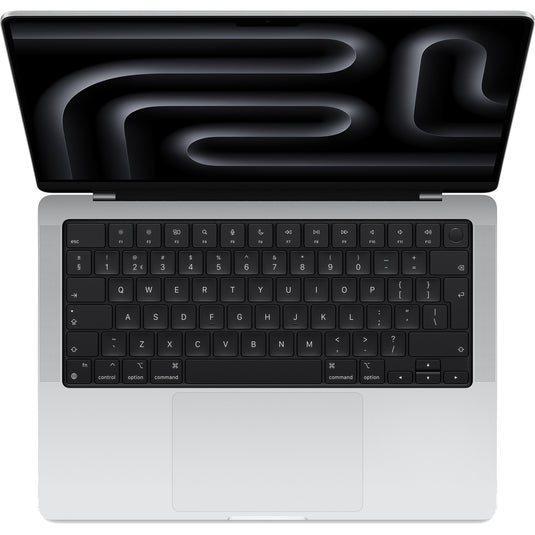Apple macbook pro 2023 14 (mr7j3n a) refurbished laptop (zilver | m3 8 core | 10‑core gpu | 8gb ram | 512 gb ssd)