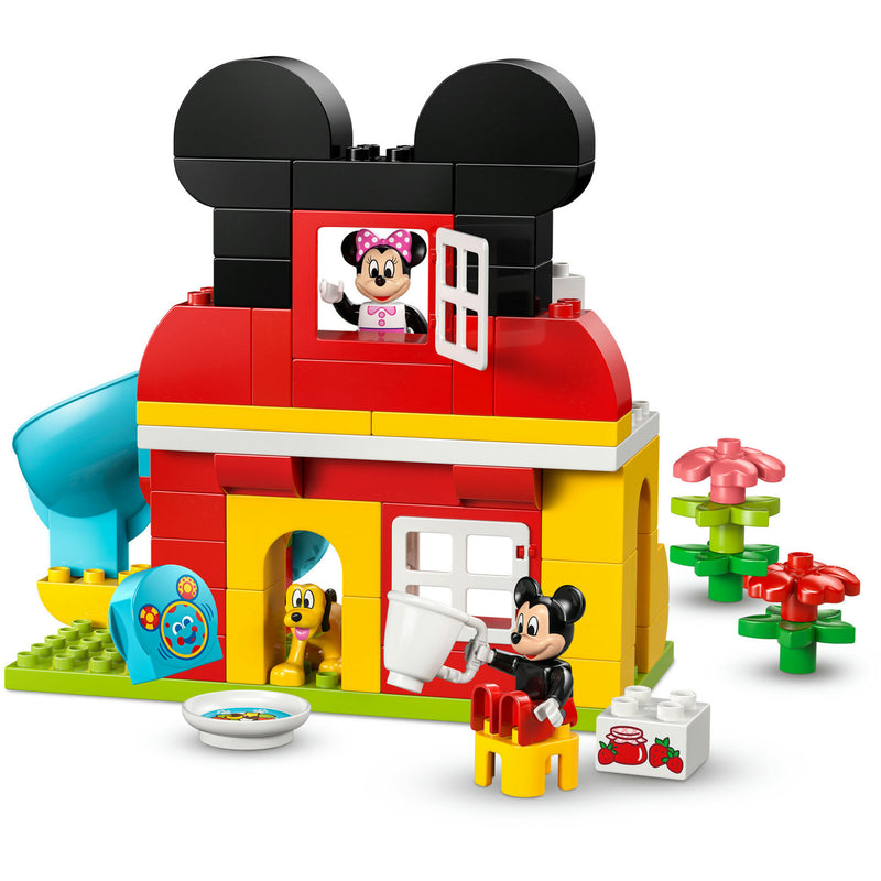 Afbeelding laden in galerijviewer, Lego duplo 10465 mickey mouse clubhuis met minnie en pluto
