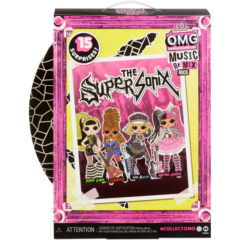 Load image into Gallery viewer, Mga entertainment l.o.l. surprise! omg remix rock - fame queen and keytar pop
