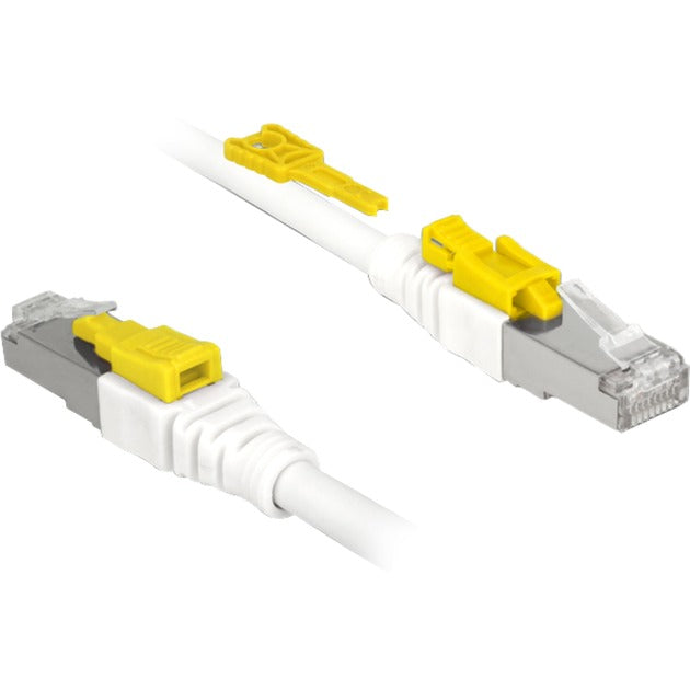 Load image into Gallery viewer, Delock patchkabel rj-45 secure met cat.6a (wit, 85332, 2 meter)
