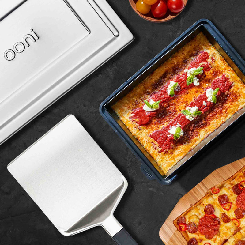 Load image into Gallery viewer, Ooni pan pizza spatel grillbestek (zilver zwart)
