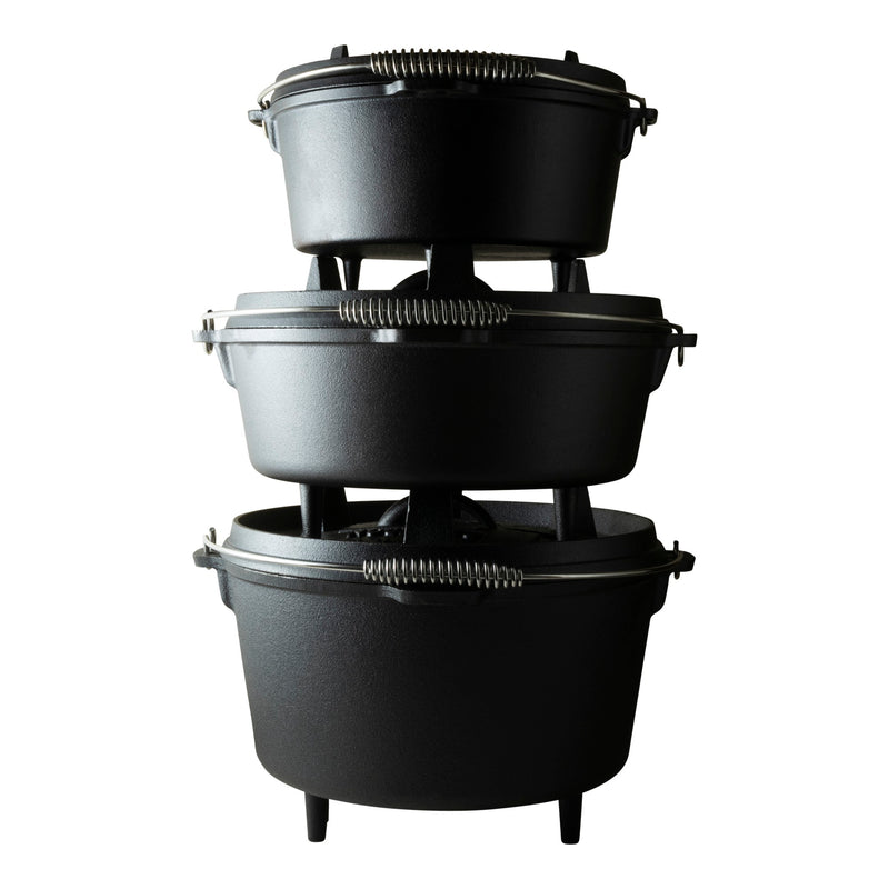 Afbeelding laden in galerijviewer, The windmill dutch oven 4,5 qt kookpan (zwart, ø 25.5 cm | 3.8 liter)
