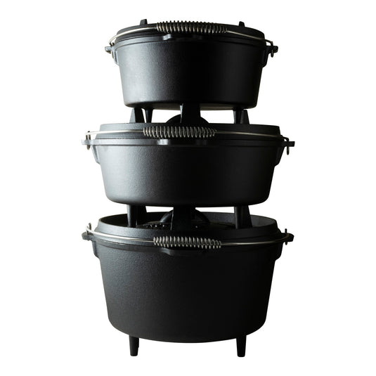 The windmill dutch oven 4,5 qt kookpan (zwart, ø 25.5 cm | 3.8 liter)