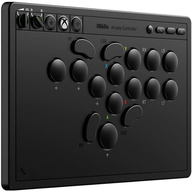 8bitdo arcade controller for xbox (zwart, 2.4 ghz usb, xbox series x|s, xbox one, pc)