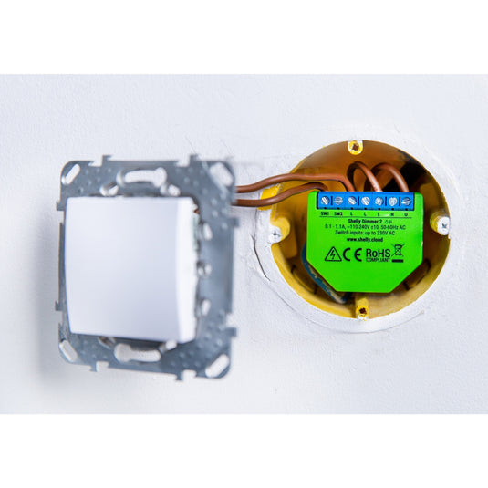 Shelly dimmer 2 - dimmer - binnen - 200w - groen