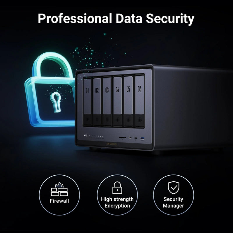 Load image into Gallery viewer, Ugreen nasync dxp6800 pro (grijs, 2x 10gbe, hdmi, thunderbolt 4 (40gb s))
