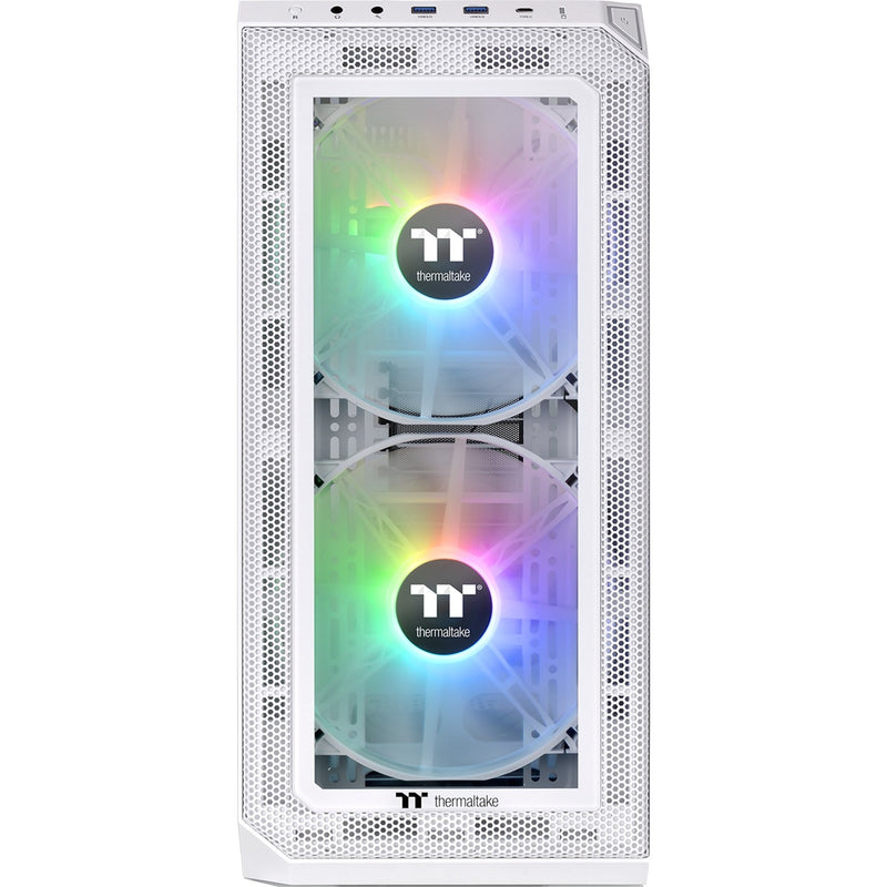 Load image into Gallery viewer, Thermaltake view 300 mx midi tower behuizing (wit | 2x usb-a | 1x usb-c | rgb | window)
