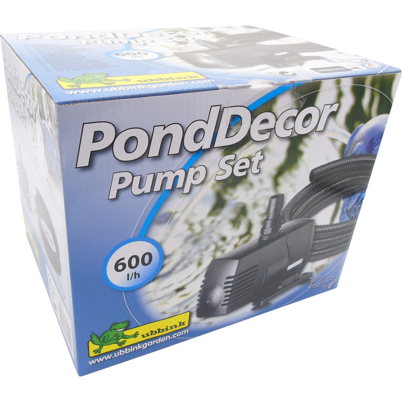 Load image into Gallery viewer, Ubbink ponddecor set 600 pomp (zwart)
