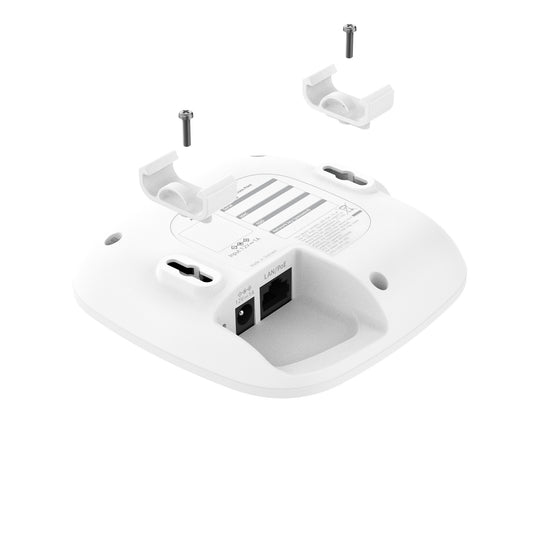Netgear wax210 wifi 6 ax1800 dual-band access point met multi-gig poe+ (wit, poe)