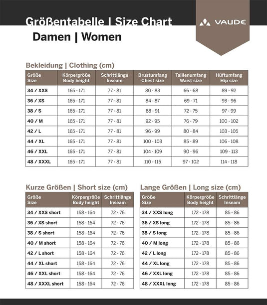 Vaude fluid full-zip - women's rain pants