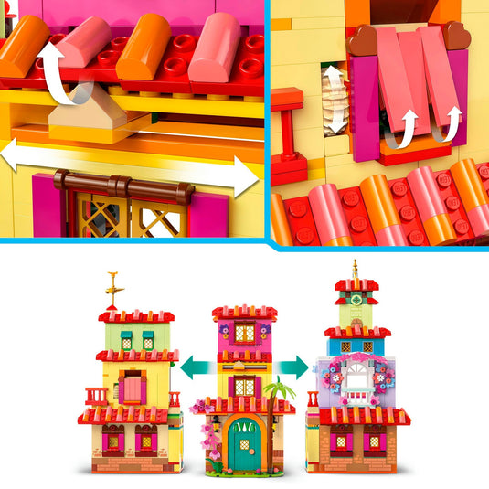 Lego disney princess - het magische huis van de familie madrigal constructiespeelgoed (43245)