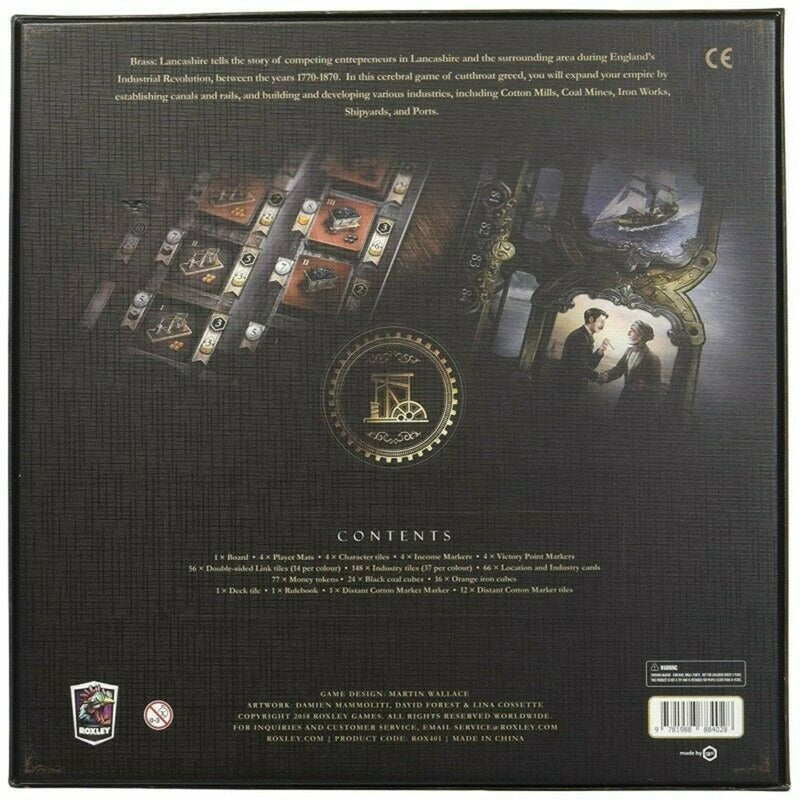 Load image into Gallery viewer, Asmodee brass: lancashire bordspel (engels, 2 - 4 spelers, 120 - 180 minuten, vanaf 14 jaar)
