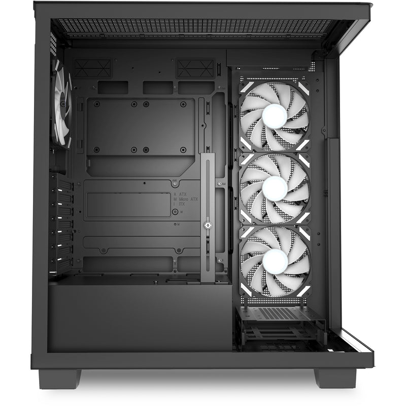 Load image into Gallery viewer, Sharkoon elite shark ca500 midi tower behuizing (zwart | 2x usb-a | 1x usb-c | rgb | tempered glass)
