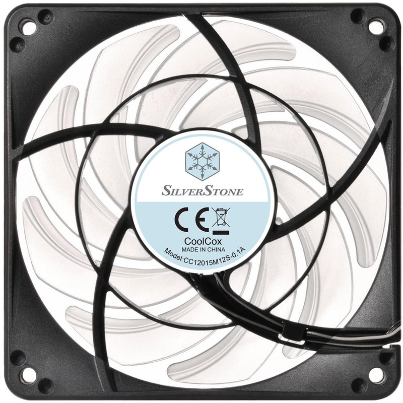 Load image into Gallery viewer, Silverstone sst-fw124-argb 120x120x15 case fan (zwart, 120 x 120 x 15 mm, pwm)
