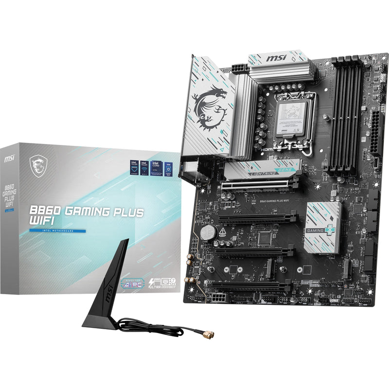 Load image into Gallery viewer, Msi b860 gaming plus wifi socket 1851 moederbord (raid, 5gb-lan, wi-fi 7, bt, sound, atx)
