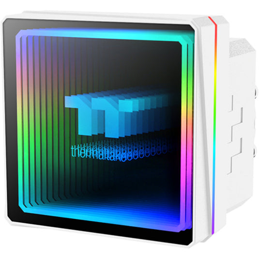 Thermaltake th240-s v3 argb sync aio liquid cooler - snow edition waterkoeling (wit)