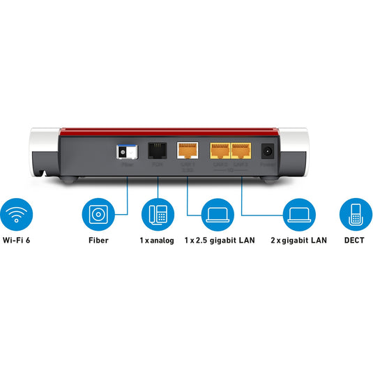 Fritz! box 5530 fibre aon router (wit)