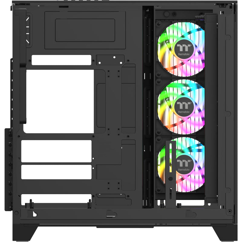Load image into Gallery viewer, Thermaltake view 390 air midi tower behuizing (zwart | 2x usb-a | 1x usb-c | tempered glass)
