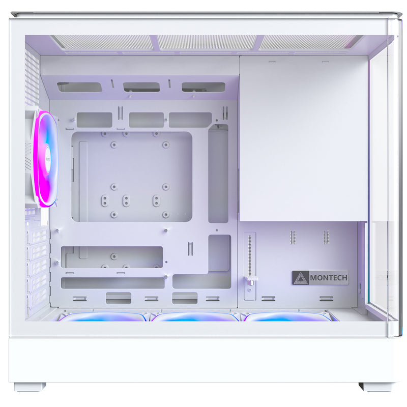 Load image into Gallery viewer, Montech king 15 pro midi tower behuizing (wit | 2x usb-a | 1x usb-c | rgb | window)
