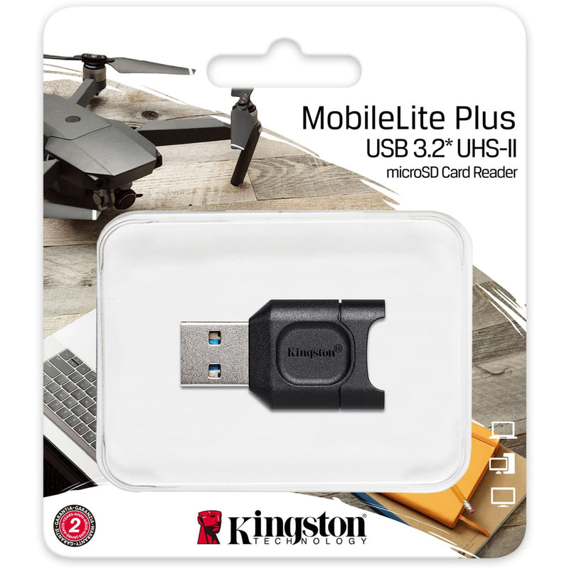Load image into Gallery viewer, Kingston mobilelite plus microsd reader kaartlezer (zwart)
