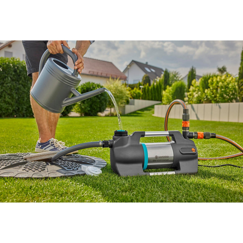 Load image into Gallery viewer, Gardena besproeiingspomp 6300 silentcomfort (donkergrijs roestvrij staal, 1050 watt | bluetooth)
