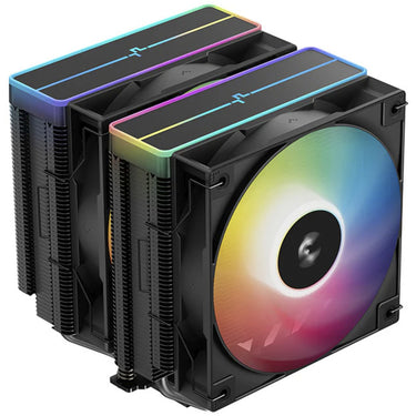 Deepcool ag620 bk argb v2 cpu-koeler (zwart)