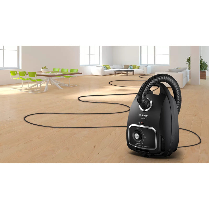 Load image into Gallery viewer, Bosch serie 6 stofzuiger met zak bgb6x320 (zwart)
