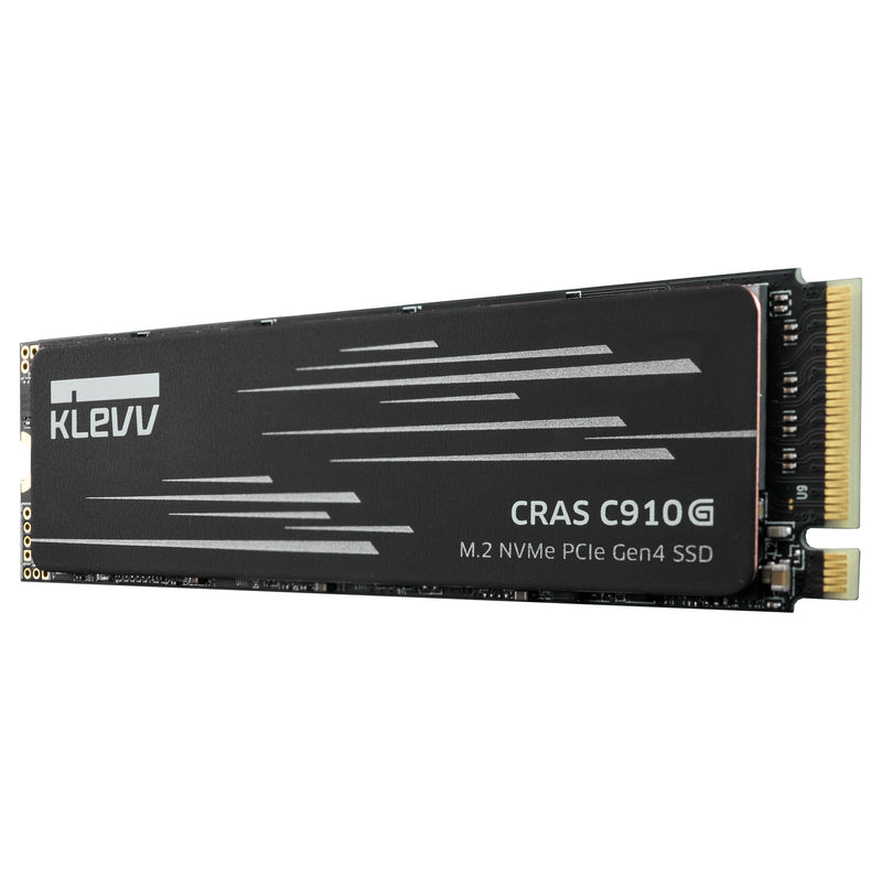 Load image into Gallery viewer, Klevv cras c910g 4 tb ssd (zwart, k04tbm2sp0-10g, pcie gen 4.0 x4, nvme 2.0)
