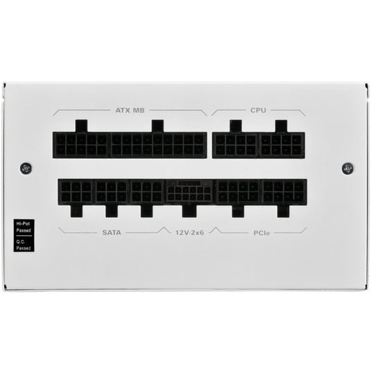 Sharkoon rebel p20 1000 white modulaire 1000 watt voeding (wit, 1x 12v-2x6, 4x pcie)