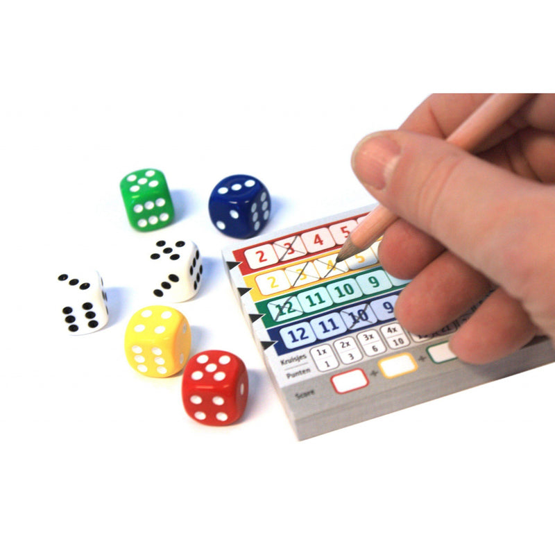 Load image into Gallery viewer, White goblin games qwixx dobbelspel (nederlands, 2 - 5 spelers, 15 minuten, vanaf 8 jaar)
