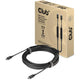 Club 3d actieve usb-c 3.2 gen 2 kabel (zwart, 5 meter, 60 w, 8k)