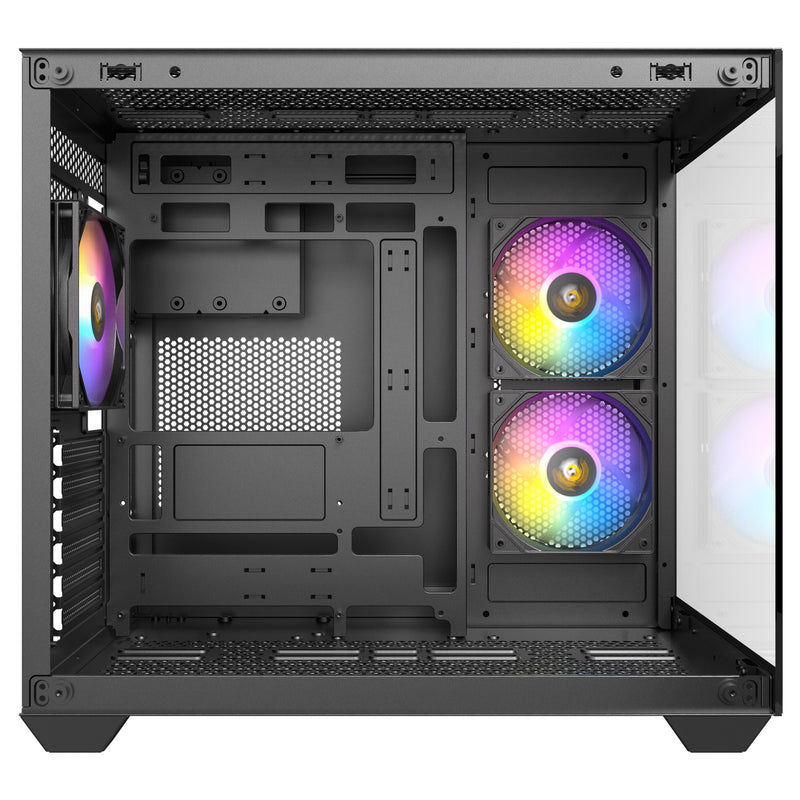 Load image into Gallery viewer, Antec cx800 argb midi tower behuizing (zwart | 2x usb-a | tempered glass)
