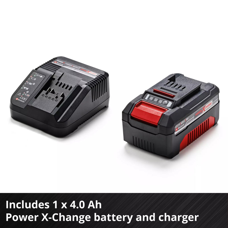 Load image into Gallery viewer, Einhell accu boorhamer te-hd 18 20 li (1x4,0ah) (rood zwart, incl. 1x 4.0 ah power x-change accu en lader)
