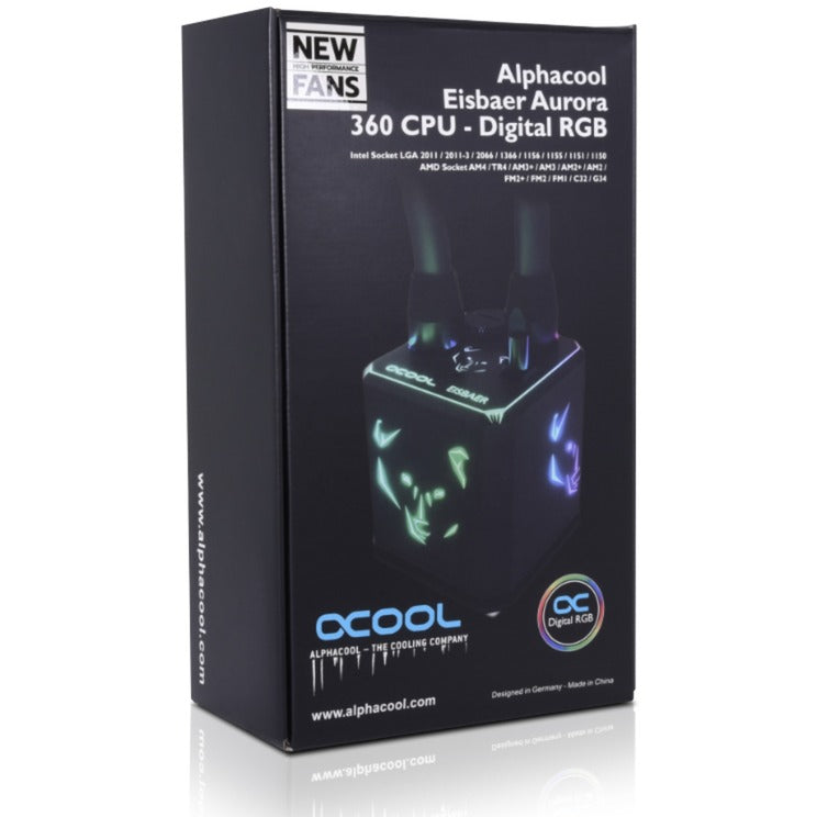 Load image into Gallery viewer, Alphacool eisbaer 360 aurora hpe waterkoeling (zwart)
