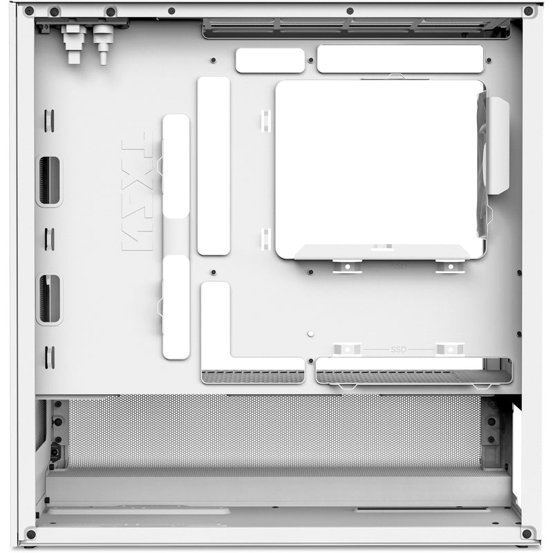 Load image into Gallery viewer, Nzxt h3 flow midi tower behuizing (wit (mat) | 1x usb-a | 1x usb-c | tempered glass)
