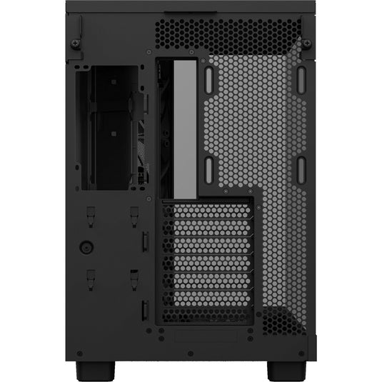 Nzxt h6 flow midi tower behuizing (zwart | 2x usb-a | 1x usb-c | tempered glass)