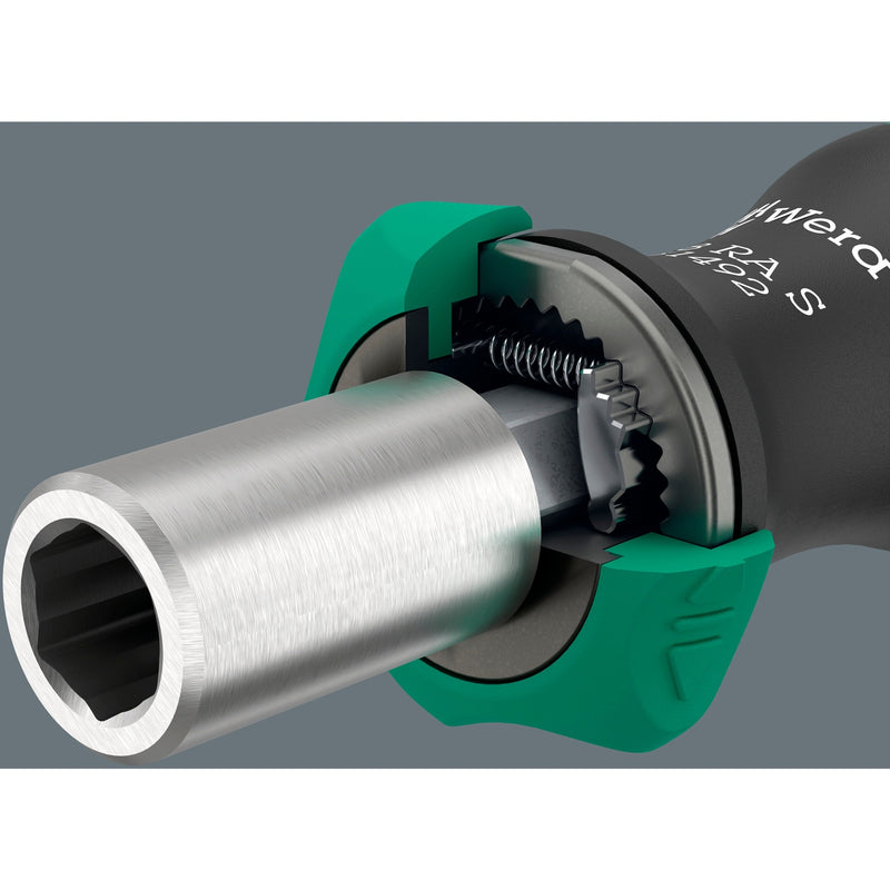 Load image into Gallery viewer, Wera kraftform kompakt 838 ra s imperial set 1 bitset (zwart groen, 14‑delig)

