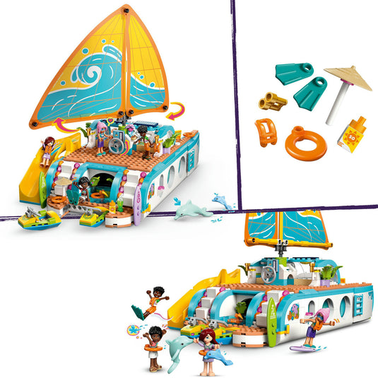 Lego friends 42664 avontuurlijke bootreis