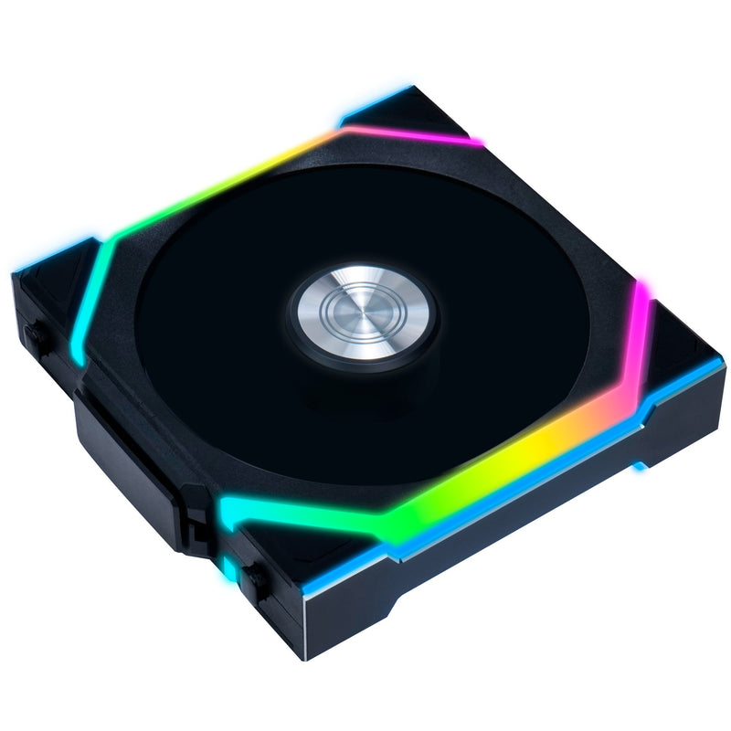 Load image into Gallery viewer, Lian li uni fan sl120 wireless reverse blade rgb case fan (zwart, 120 x 124.5 x 28 mm, pwm)

