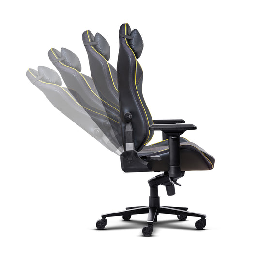 Trust gxt 721bm ruya pro batman gaming stoel (zwart geel)