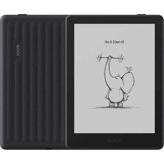 Boox go 6 (gen ii) e-reader (zwart, 3 gb | 32 gb | android 11)