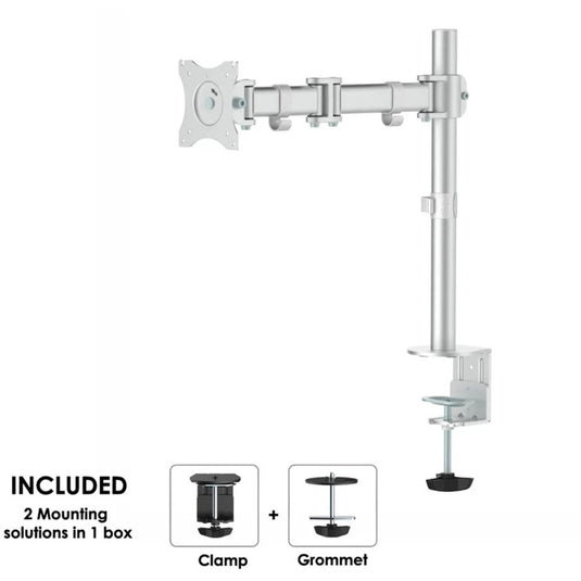 Neomounts nm-d135silver monitorarm (zilver)