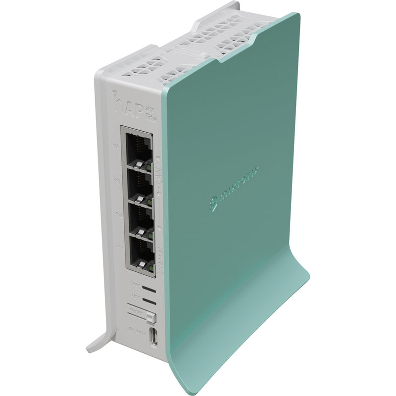 Load image into Gallery viewer, Mikrotik hap ax lite (l41g-2axd) access point (wit groen, qualcomm ipq-5010 cpu, wifi 6)
